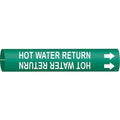 Pipe Mrkr,Hot Water Return,2-1/2 to3-7/8, 4337-C