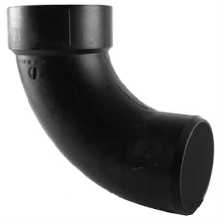 ABS,90ExtendedRadiusElbow,11/2in,11/2in