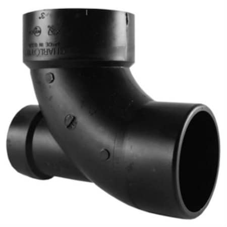 22-1/2 St. Elbow,3 In x 2 In HubxSpigot