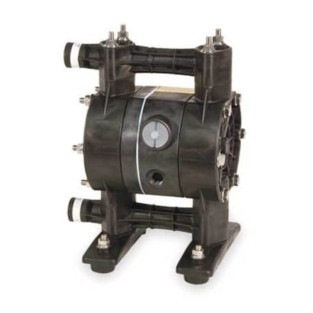 Double Diaphragm Pump, Kynar(R), Air Operated, PTFE, 15 GPM