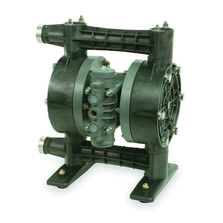 Double Diaphragm Pump, Kynar(R), Air Operated, PTFE, 35 GPM