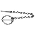 Lynch Pin, 1/4 in Dia, 1-9/16 in L, 1-1/4 in Usable Lg, Steel, 5 PK