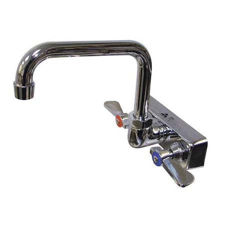Gooseneck Kitchen Faucet, Manual, 4" Mount, 2 Hole