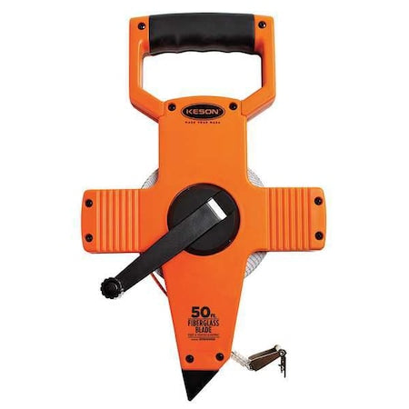 50 ft/15m Engineer's Tape Measure, 1/2 in Blade