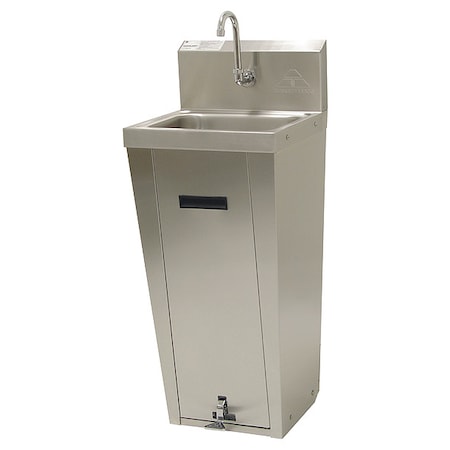 Hand Sink,Flor,15-1/4 In. L,17-1/4 In. W