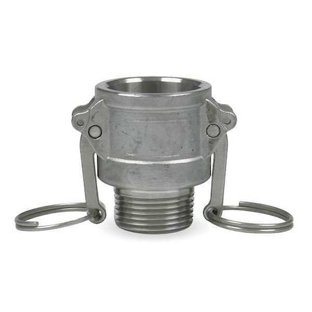 1-1/2" Female Coupler x MNPT 316 SS Coupler