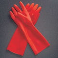 Cleanroom Gloves, 4 ISO Class, Tri-Polymer, 14" L, 20 mil, Orange, L, 1 PR
