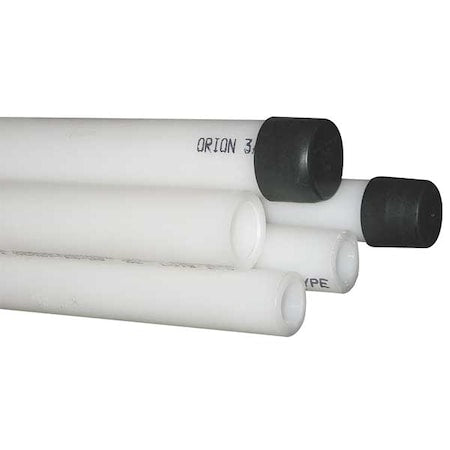 1/2" x 5 ft Non-Threaded Polypropylene Pipe Sch 80