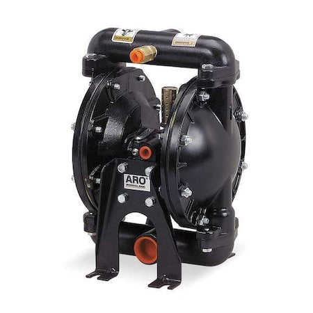 Double Diaphragm Pump, Aluminum, Air Operated, Viton, 29 GPM