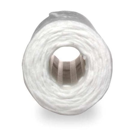 String Wound Filter Cartridge, 3 gpm, 1 Micron, 2-7/16" O.D., 10 in H, 6 PK