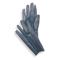 Coated Gloves, Nitrile, Smooth, Full, 1 Abrasion Level, Black, L (9) 1 PR