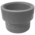 Female Adapter, Polypropylene, 1-1/2", Schedule 40, 80 psi Max Pressure