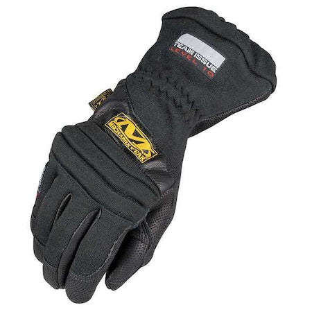 CXG-L10 Arc Flash Mechanics Gloves, 1,800 Degrees F Max Temp., Gauntlet Cuff Black, L ( 9 ), 1 PR
