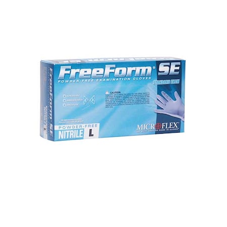 FFS-700, Disposable Gloves, 3.00 to 3.99 mil Palm, Nitrile, Powder-Free, S (7), 100 PK, Blue