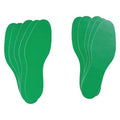 Floor Marking Tape, vinyl, Solid, Green, 3 3/4 in W., 10 PK
