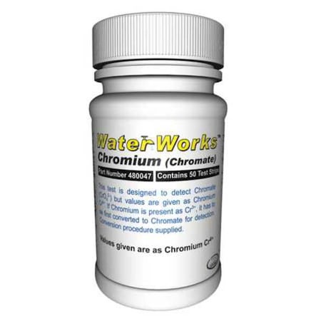 Test Strips, Chromium, 0.1-50ppm, PK50