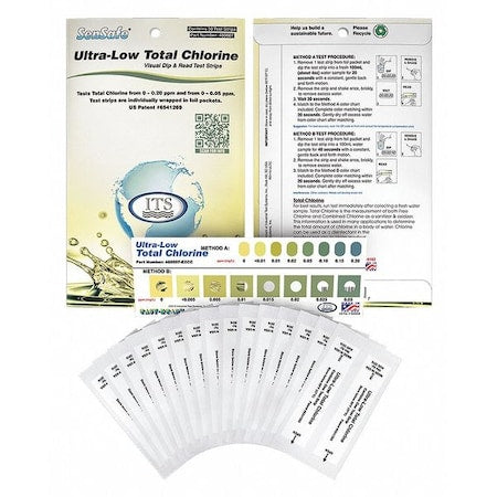 Test Strip,Ultra-Low Total Chlorine,PK30