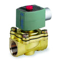 Solenoid Valve, 2-Way, 2-Position, Normally Closed, 3/4 in Pipe Size, 120V AC, High Flow, Brass