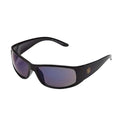 Elite, Safety Glasses, Anti-Scratch, Blue Mirror Lens, Black Frame, Full-Frame