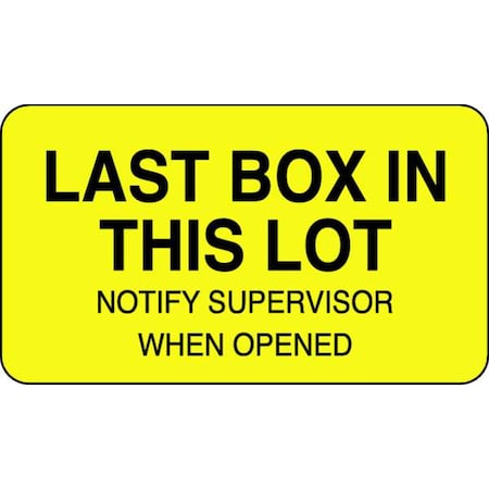 Lot Label,1 In. H,1-3/4 In. W,PK1000, 141456