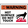 Machine/Equipment Label,3-1/2 In. H,PK5, 86161