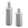 Hex Standoff, #8-32 Thrd Sz, 1 in L, 1 in Thrd L Nylon Plain, 1/4" Hex W, 10 PK