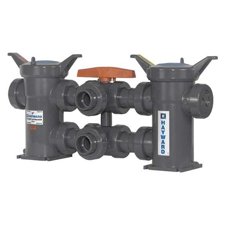 Basket Strainer, 2" Pipe, Socket/Threaded, PVC, 150 psi