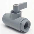 1/8" FNPT PVC Ball Valve Inline