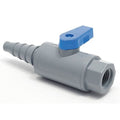 1/4" FNPT x Barb PVC Ball Valve Inline