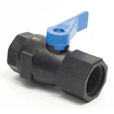 3/4" FNPT PVC Ball Valve Inline