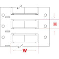 1" x 15/64" White Wire Marker, Wire Sleeve, PS-125-2-WT-2