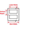 White Wire Wrap Wire Marker Tape, WRAP-1-472