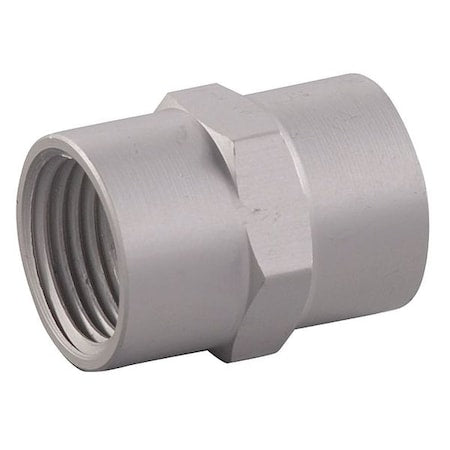 Aluminum,Straight,3/8"NPTx3/8"NPT