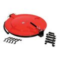 Latching Lid for Poly Drum,Black