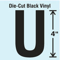 LetterLabel,Vinyl,4inH,2-1/4inW,PK10