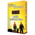 Electronic Scoreboard, Because Safety Matters, Days Accident Free, 28 in H x, 20 in W, Aluminum