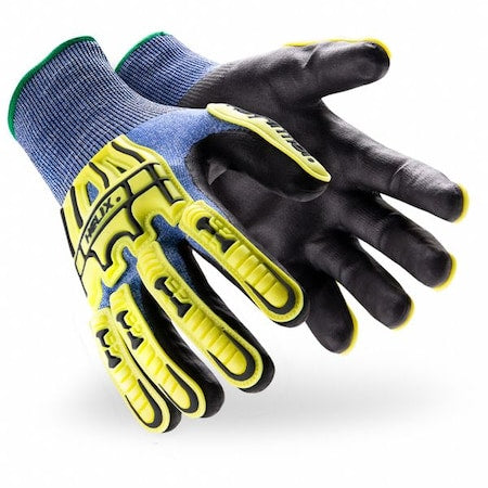 Safety Gloves, Cut Level A4 ,Nitrile ,Light Texture; Smooth ,3XL 1 PR