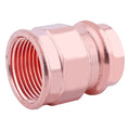 Strt,Copper,Press-fit11/4",FNPT11/2"