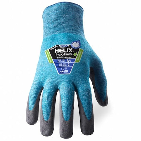 Safety Gloves, Cut Level A4 ,Nitrile ,Smooth ,2XS 1 PR