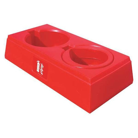 Fire Extinguisher Stand, PE Plastic, For Tank Weight 10 to 20 lb