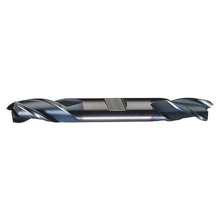 3-Flute HSS Center Cutting Square Double End Mill Cleveland HD-3-TC TiCN 7/32x3/8x9/16x3-1/4