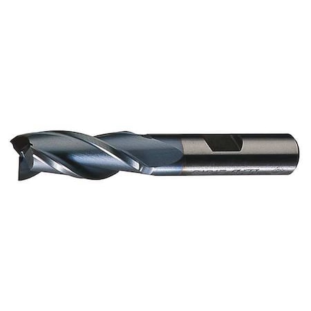 4-Flute HSS Center Cutting Square Single End MIll Cleveland HG-4C-TN TiN 3/4x1/2x1-5/8x3-5/8
