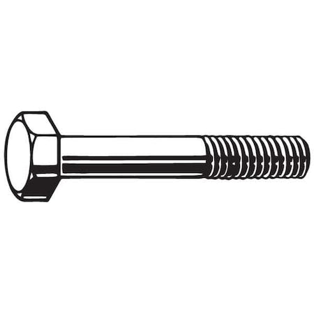 Grade A490, 7/8"-9 Structural Bolt, Plain Steel, 2 1/2 in L, 5 PK