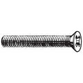 1/4"-20 x 7/8 in Phillips Flat Machine Screw, Plain 18-8 Stainless Steel, 50 PK