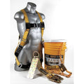 Roofer's Fall Protection Kit, Size: S-L