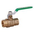 3/8" FNPT Brass Ball Valve Inline