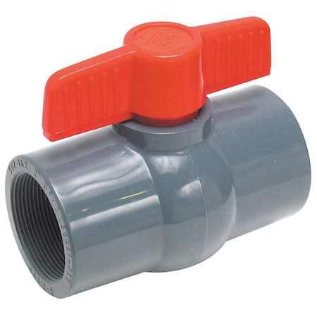 3/4" FNPT PVC Ball Valve Inline