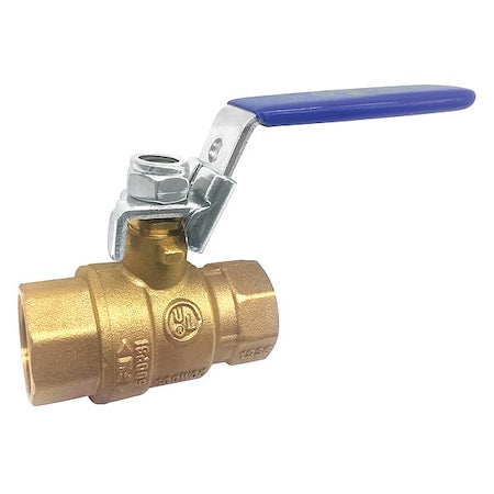 3/4" FNPT Brass Ball Valve Inline