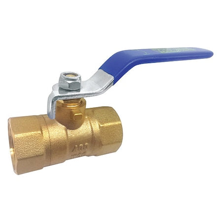 1" FNPT Brass Ball Valve Inline