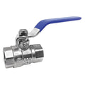 1" FNPT Nickel Brass Ball Valve Inline